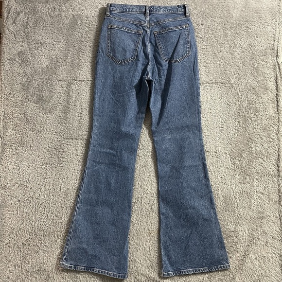 Abercrombie & Fitch Jeans Womens Size 27/4L The Vintage Flare High Rise Blue - Picture 8 of 8